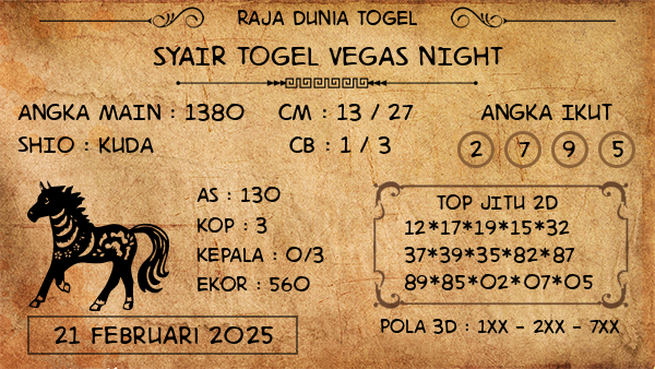 Prediksi Vegas Night