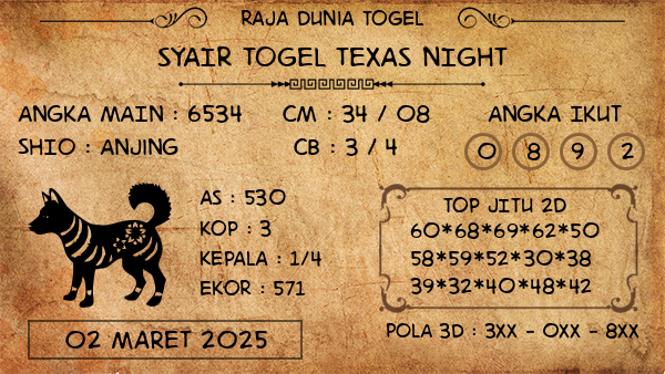 Prediksi Texas Night