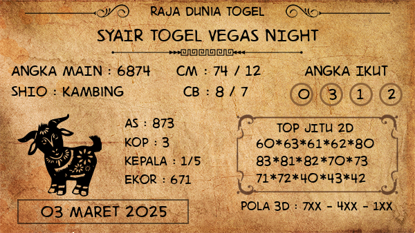 Prediksi Vegas Night