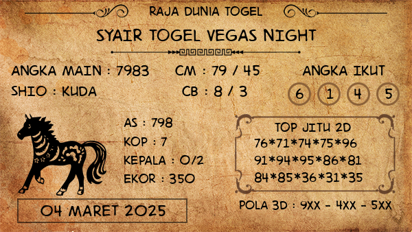 Prediksi Vegas Night